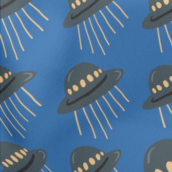 Alien UFO Lightweight Cotton Poplin