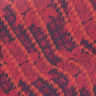 Houndstooth Rose Midweight Cotton Poplin
