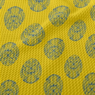 Mysterious Ancient Totem Birdseye Piqué