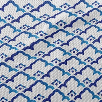 Gradient Flower Frame Flowers Birdseye Piqué