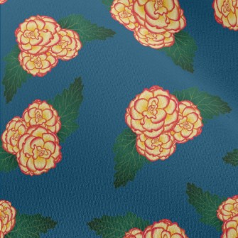 Gradient Flowers Chiffon