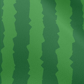 Watermelon Vertical Stripes Chiffon