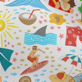 Summer Beach Activities Chiffon