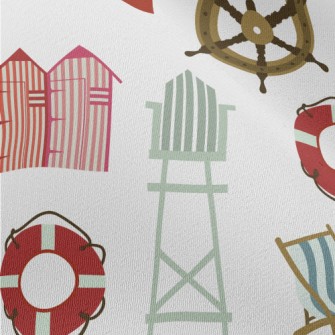 Lighthouse Lifebuoy Anchor Chiffon