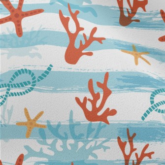 Striped Coral Starfish Chiffon
