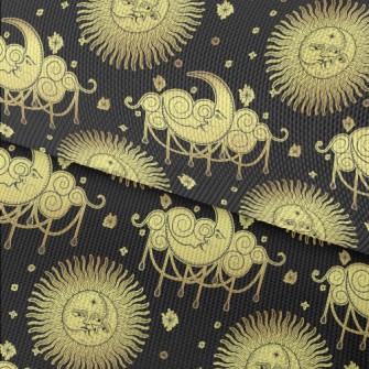 Sun God And Moon God Waterproof Oxford