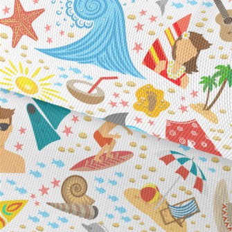 Summer Beach Activities Waterproof Oxford