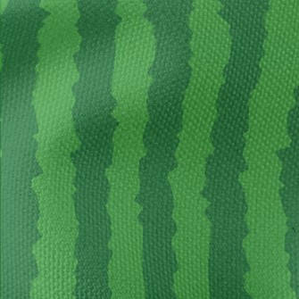 Watermelon Vertical Stripes Waterproof Canvas