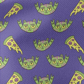 Pizza Rock Cat Waterproof Canvas