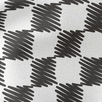 Line Art Grid Waterproof Canvas