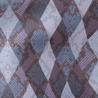 Mysterious Diamond Snake Patte Waterproof Canvas