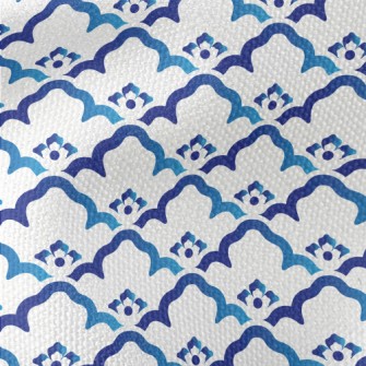 Gradient Flower Frame Flowers Waterproof Canvas