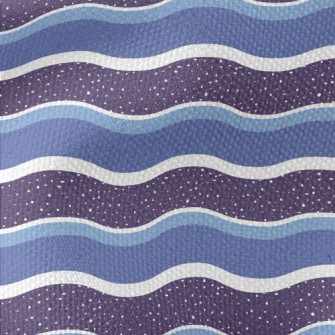 Geometric Wave Pattern Waterproof Canvas