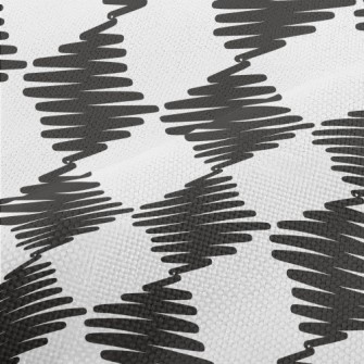 Line Art Grid Performance Linen
