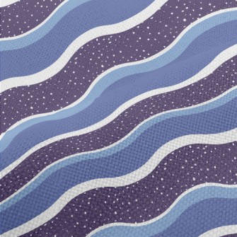 Geometric Wave Pattern Performance Linen