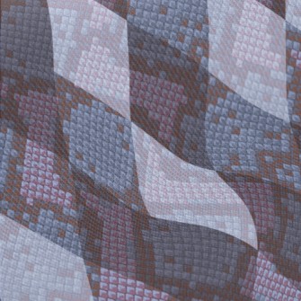 Mysterious Diamond Snake Patte Twill