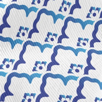 Gradient Flower Frame Flowers Standard Corduroy