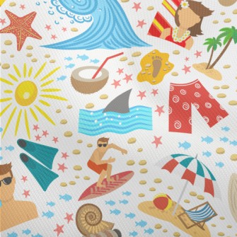 Summer Beach Activities Dobby