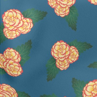 Gradient Flowers Stretch Ponte