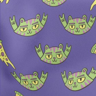 Pizza Rock Cat Stretch Ponte