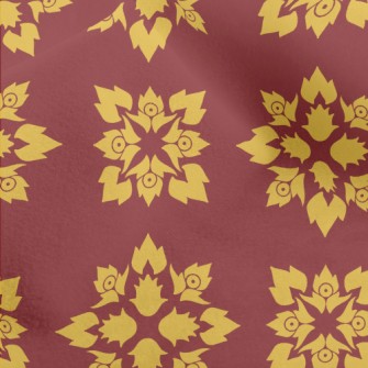 Radiant Flame Geometry Micro Fleece