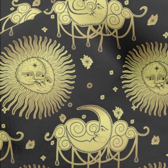 Sun God And Moon God Micro Fleece
