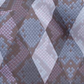 Mysterious Diamond Snake Patte Micro Fleece