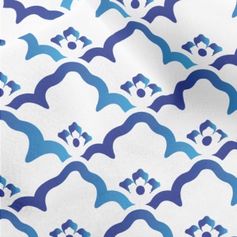 Gradient Flower Frame Flowers Micro Fleece