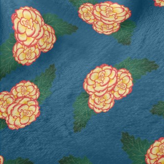 Gradient Flowers Minky
