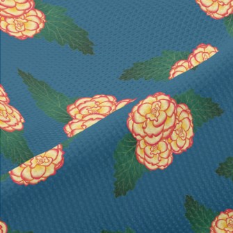 Gradient Flowers Piqué