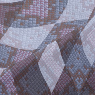 Mysterious Diamond Snake Patte Piqué