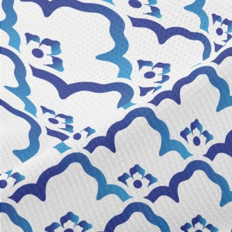 Gradient Flower Frame Flowers Piqué