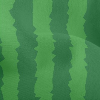 Watermelon Vertical Stripes Lightweight Performance Linen
