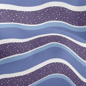 Geometric Wave Pattern Lightweight Performance Linen