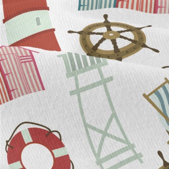 Lighthouse Lifebuoy Anchor Modern Jersey