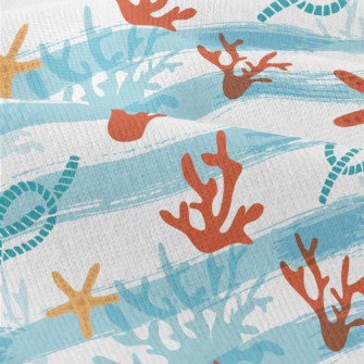 Striped Coral Starfish Modern Jersey