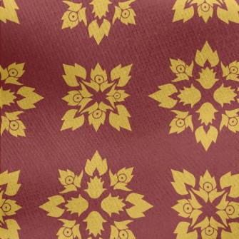 Radiant Flame Geometry Jersey Backed Fleece