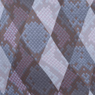 Mysterious Diamond Snake Patte Pongee