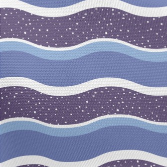 Geometric Wave Pattern Pongee