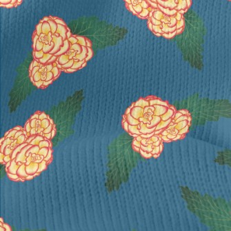 Gradient Flowers Stretch Jersey