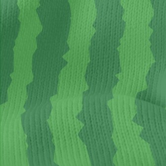 Watermelon Vertical Stripes Stretch Jersey