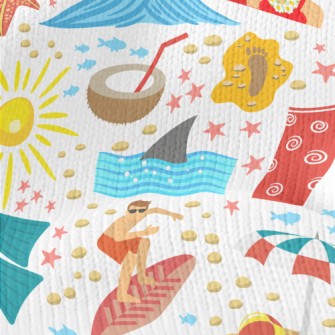 Summer Beach Activities Stretch Jersey