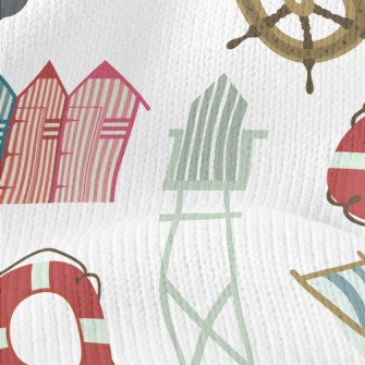 Lighthouse Lifebuoy Anchor Stretch Jersey