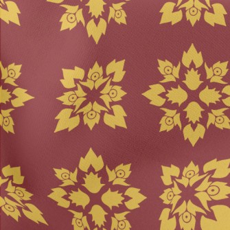 Radiant Flame Geometry Lightweight Cotton Poplin