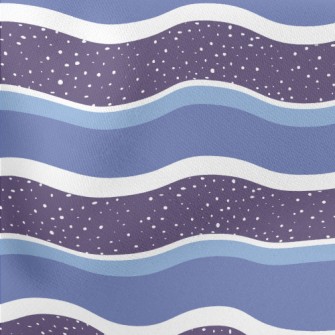 Geometric Wave Pattern Lightweight Cotton Poplin
