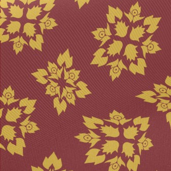 Radiant Flame Geometry Midweight Cotton Poplin