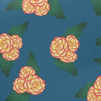 Gradient Flowers Midweight Cotton Poplin