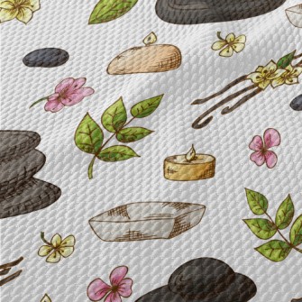 Massage Hot Stone Therapy Birdseye Piqué