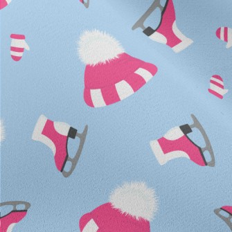 Fur Hat Skates Chiffon