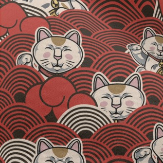 Serious Face Lucky Cat Chiffon